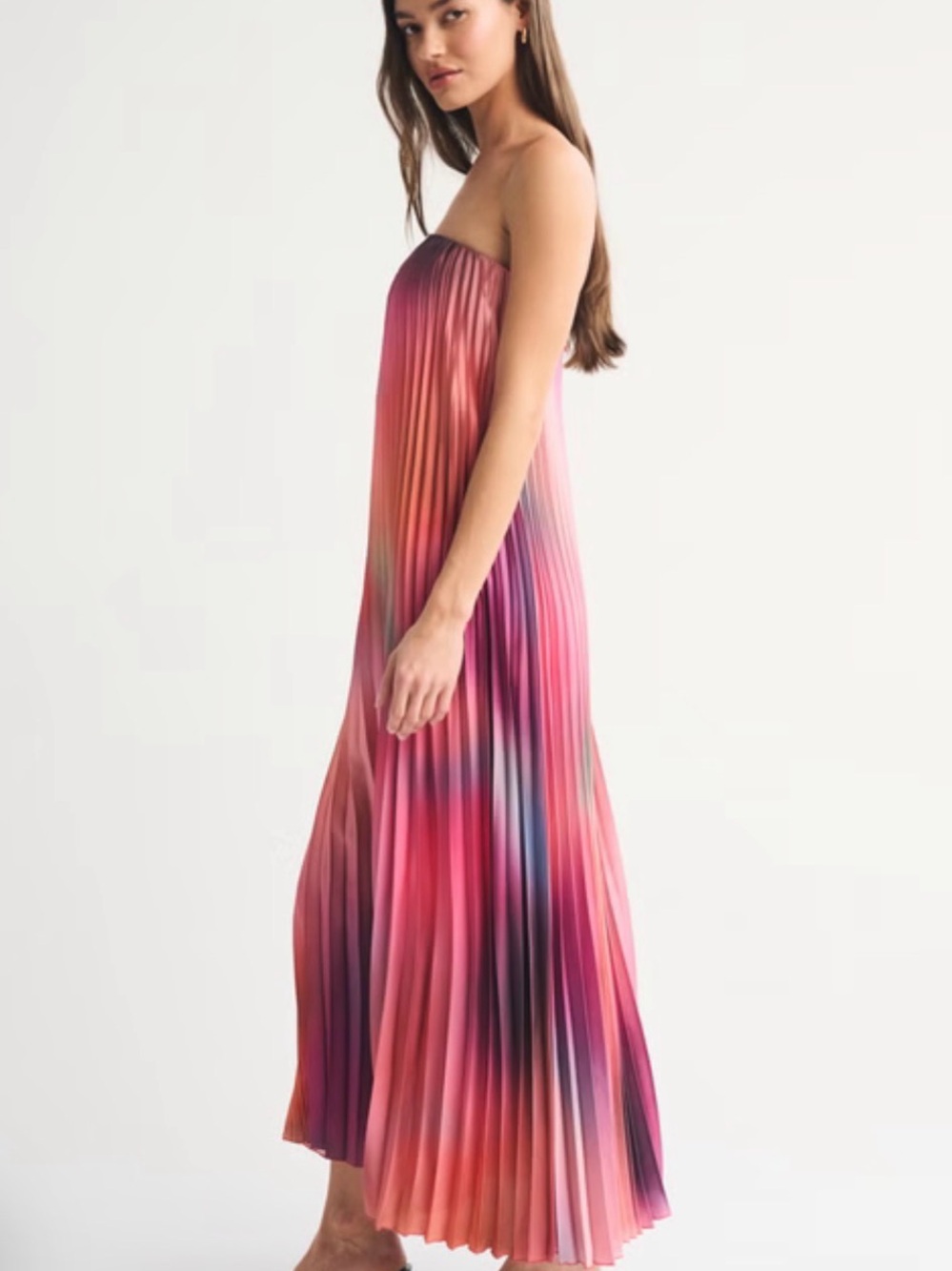 NWT A&F Giselle Hardware Flowy Maxi Dress